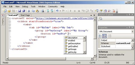 IntelliSense in VB 2005 Express